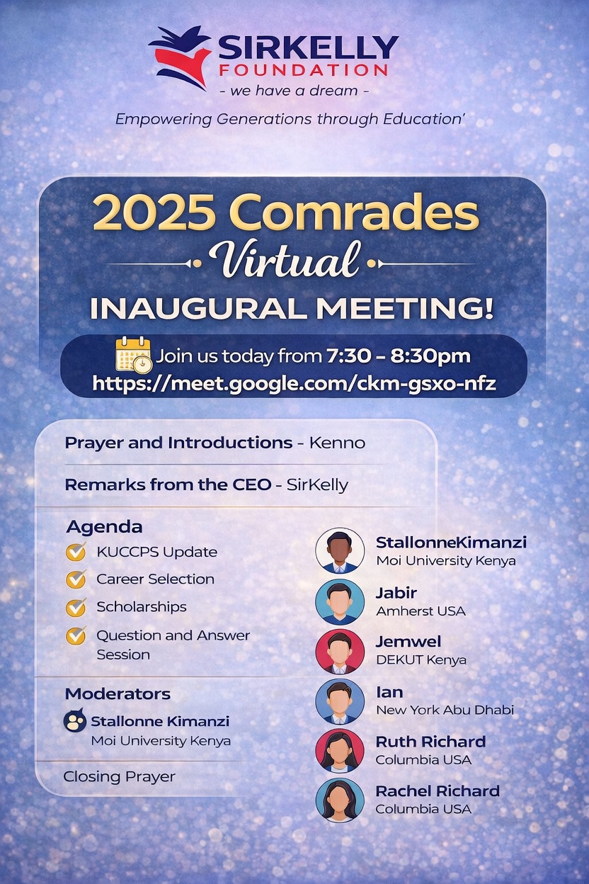 2025 Comrades Virtual Inaugural Meeting